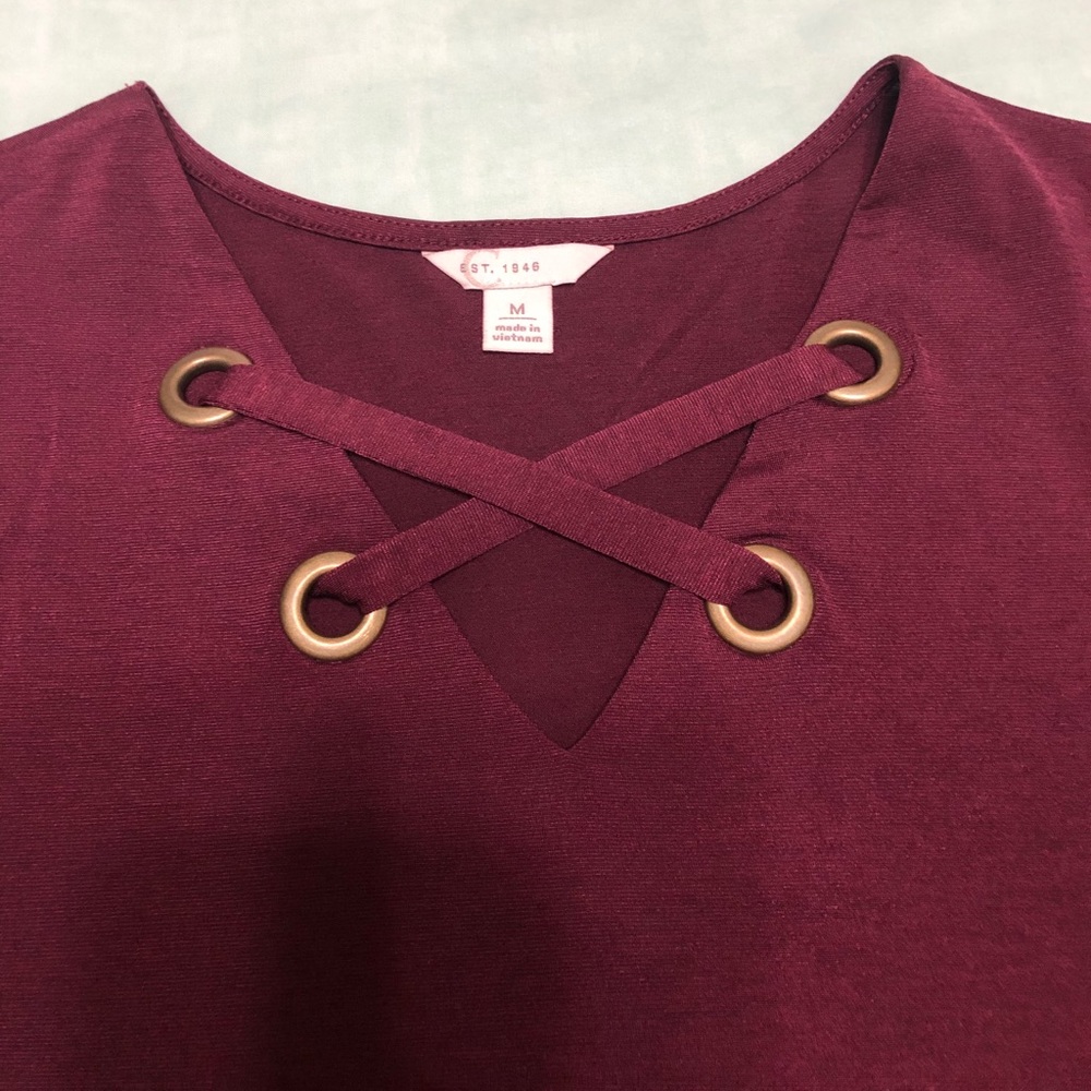 Bell sleeve top
